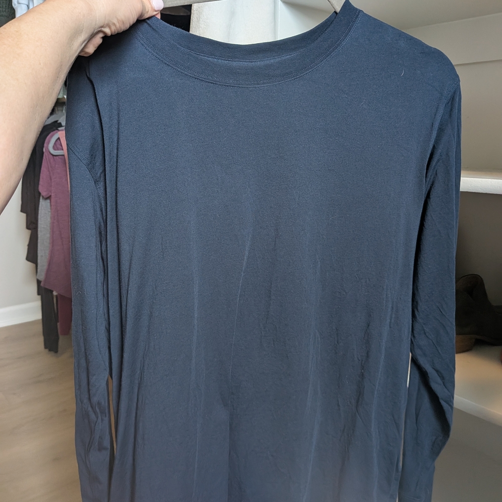 lululemon athletica Dark Blue Long Sleeve Tee